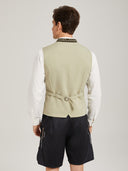 Men’s Oktoberfest Trachten Waistcoat with Embroidery