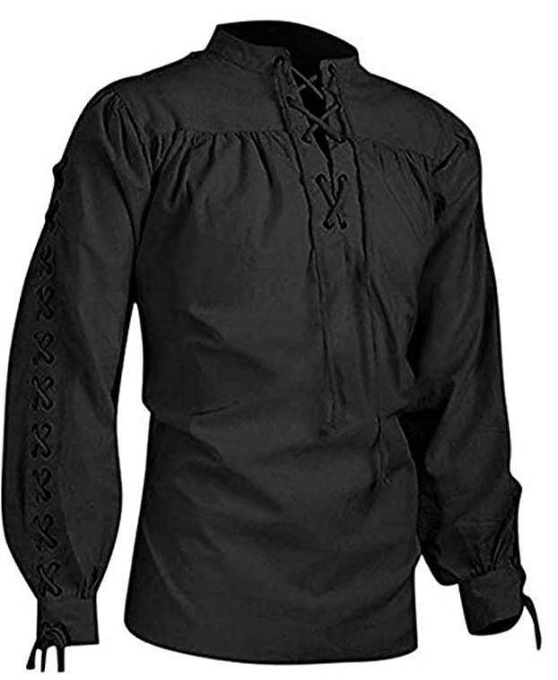 Punk & Gothic Renaissance Style Shirt Plus Size