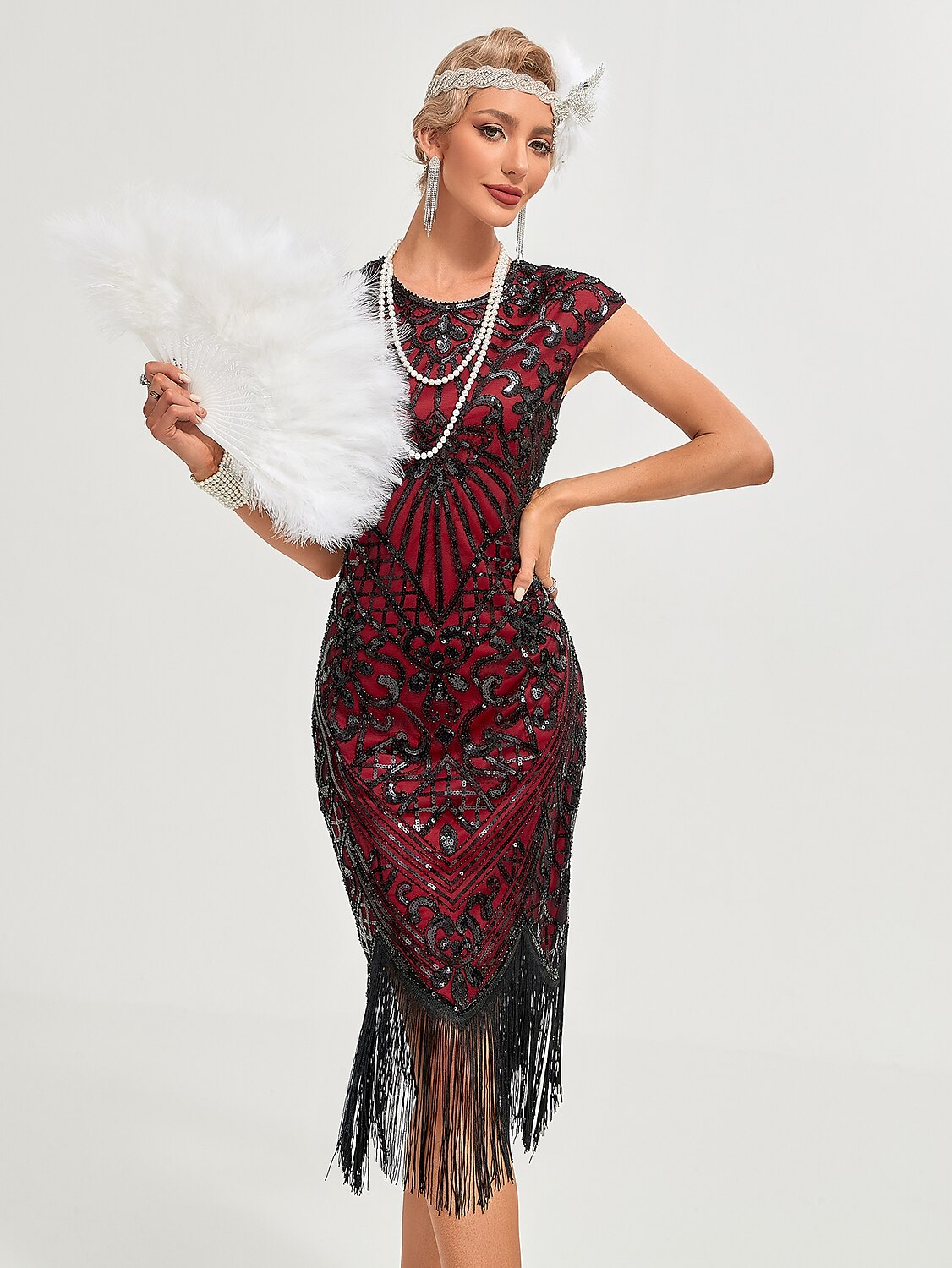 Art Deco Beading Flapper Dress