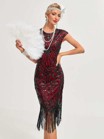 Art Deco Beading Flapper Dress
