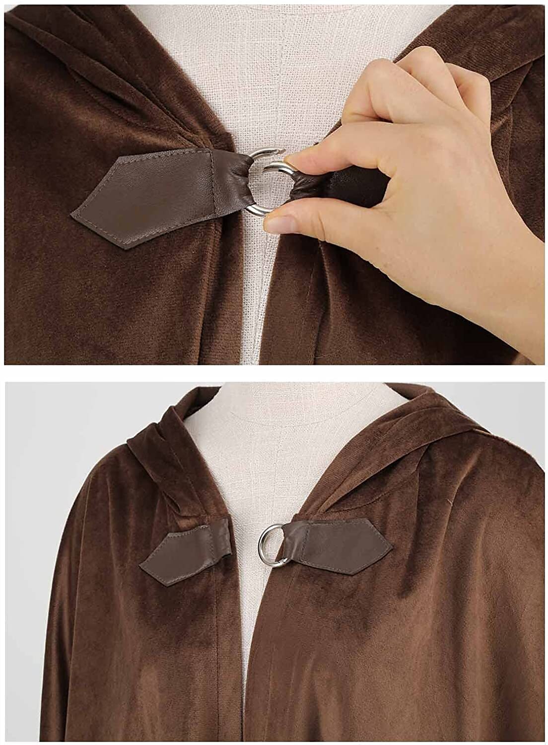 Viking Ranger Style Cape Hooded Cloak